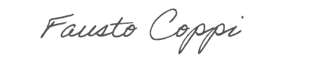 Fausto Coppi Signature